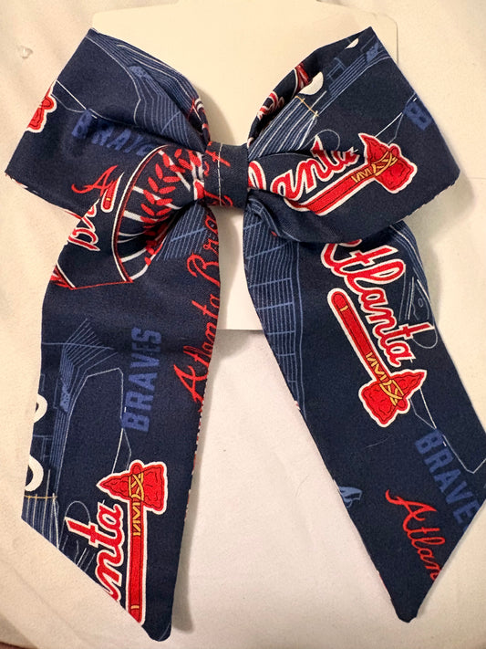 Custom Hair Bows - Sports themed