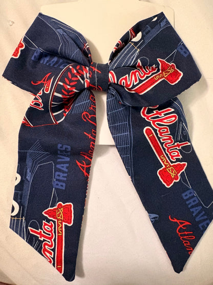 Custom Hair Bows - Sports themed
